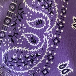 Hurly-Burly (b) Bandanas Soft Purple Paisley Bandana