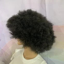 Malltop 70's Crimped Black Afro