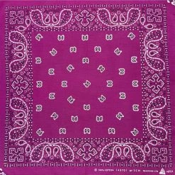 Hurly-Burly (b) Bandanas Magenta Paisley Bandana