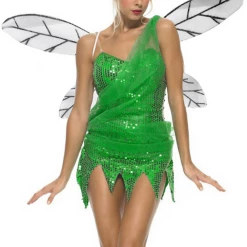 Hurly-Burly Fairytale & Mystical Sequinned Tinkerbell Costume