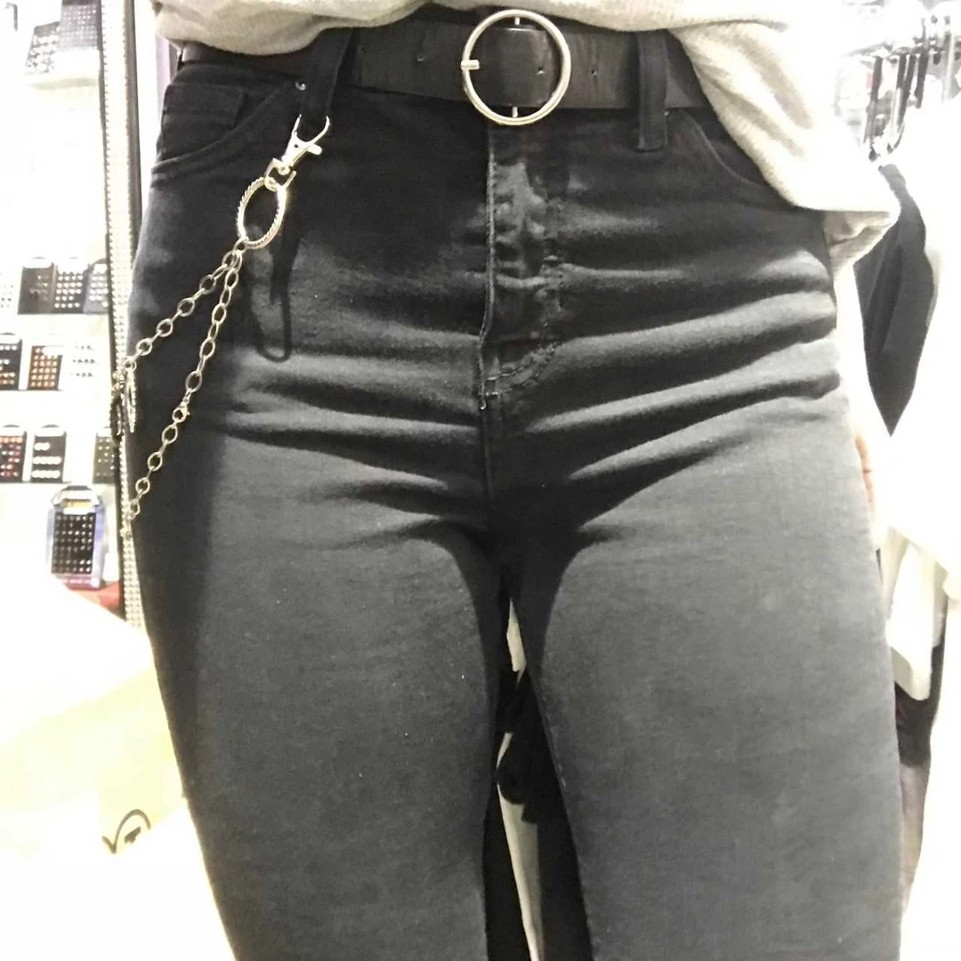 Craft Steampunk Silver Double Wallet Chain 5 Craft Steampunk Silver Double Wallet Chain