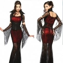 Malltop Halloween Vampire Vixen Costume