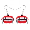 Weveni Vampire Teeth Earrings Jewellery