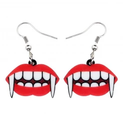 Weveni Vampire Teeth Earrings Jewellery