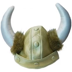 Sweidas Soft Gold Viking Hat Costume Accessories