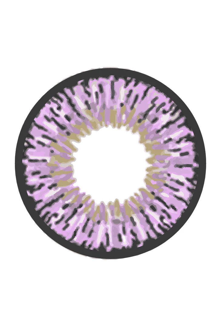 Dinna Violet Freshtone Eye-to-Eye Circle Lenses Contact Lenses 3 Dinna Violet Freshtone Eye-to-Eye Circle Lenses Contact Lenses