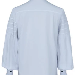 Hurly-Burly Vintage White Shirt With Nautical Jabot