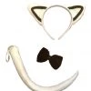 Pop Animals And Insects Black & White Cat Accessory Set
