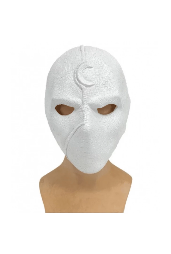AnneCart Costume Accessories White Latex Moon Knight Mask 3 AnneCart Costume Accessories White Latex Moon Knight Mask