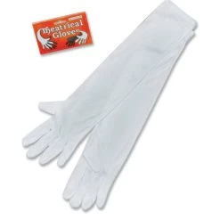 Dormar Long White Jersey Men's Gloves
