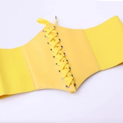 Hurly-Burly Yellow Corset Belt