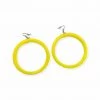 Hurly-Burly (j) Yellow Hoop Earrings 1 Hurly-Burly (j) Yellow Hoop Earrings