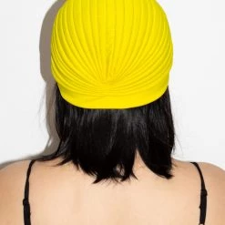 Jacky Wang Bright Yellow Turban